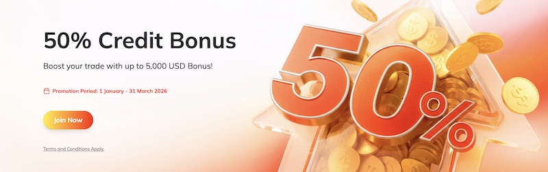 ETO Markets - 50% Credit Bonus