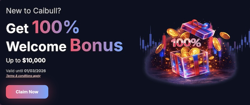 Caibull - 100% Welcome Bonus