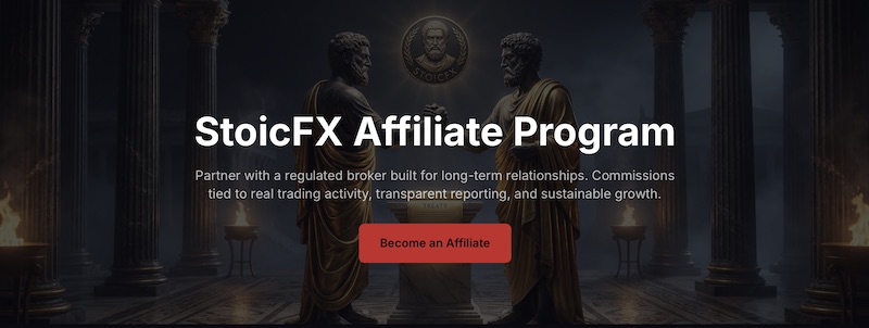 StoicFX Launches Master Affiliate Program with Per-Lot Commissions and Multi-Tier Earnings