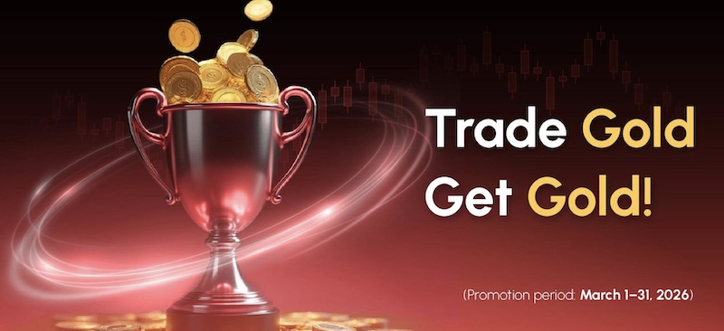 Trade XAUUSD with Guze Markets in March 2026 and Earn a 1 Baht Gold Bar
