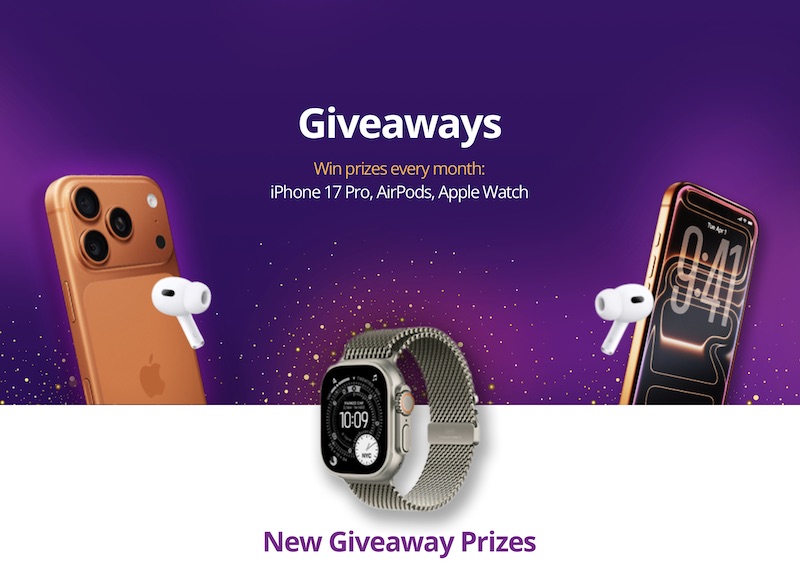 Trade and Win with IQCent: iPhone 17 Pro, iPad Pro, Apple Watch & iMac Giveaway