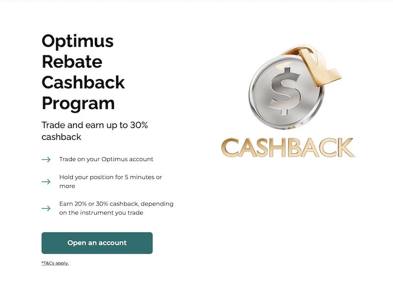 Optimus Rebate Cashback Program Still Ongoing: Earn Up to 30% on Forex, Commodities, and Crypto Trades