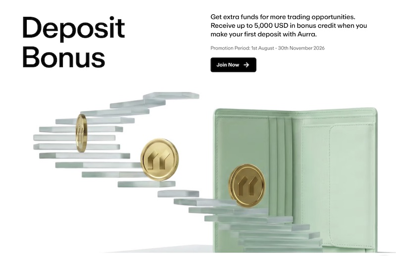 Aurra ─ Deposit Bonus