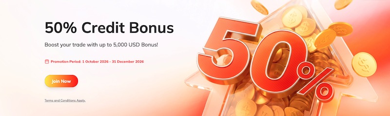 ETO Markets ─ 50% Credit Bonus