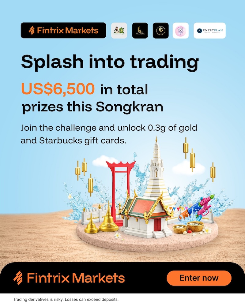Fintrix Markets Celebrates Thai New Year with Songkran 20‑Day Challenge: Trade to Win 0.3g Gold & Starbucks Voucher
