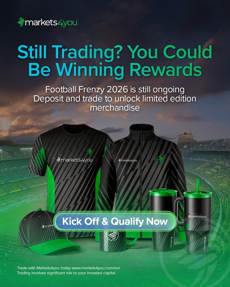 Markets4you Launches Football Frenzy 2026 Promotion Offering Exclusive Football Merchandise Rewards for Active Traders
