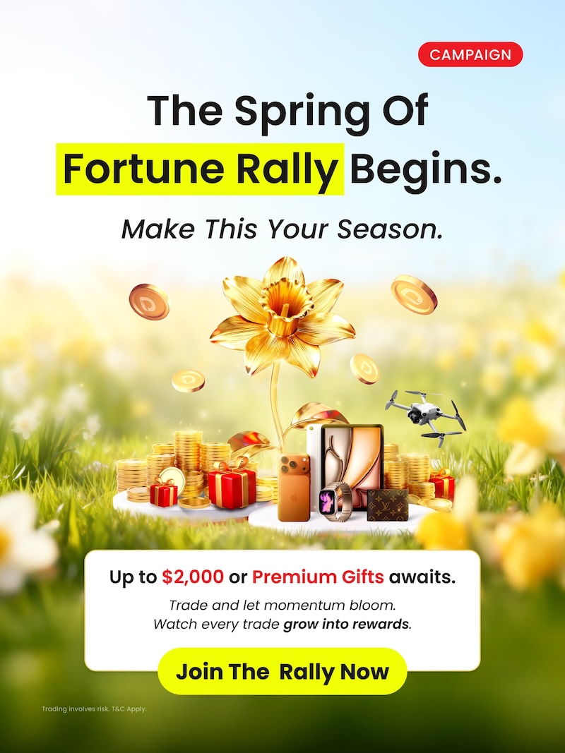 D Prime Launches Spring of Fortune Rally with Up to $2,000 Cash or Premium Rewards for Active Traders