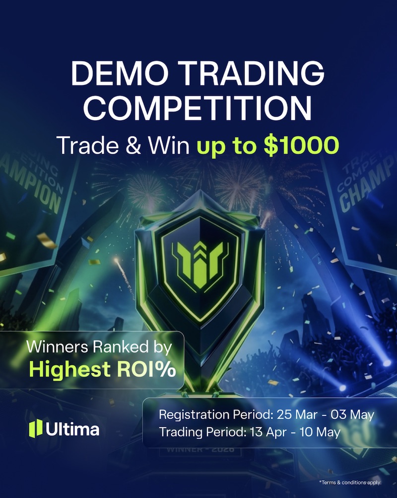 Ultima Markets Launches Demo Trading Competition Offering Up to $1,000 in Cash Prizes for Top ROI Traders