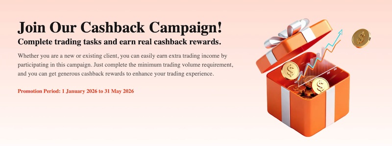 ARFX Cashback Campaign 2026: Earn Up to $1 per Lot Trading Rewards Until May 2026