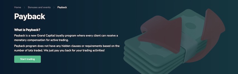 Trade More, Earn More: Grand Capital Unveils Payback Program with Daily Cash Rewards for Consistent Traders