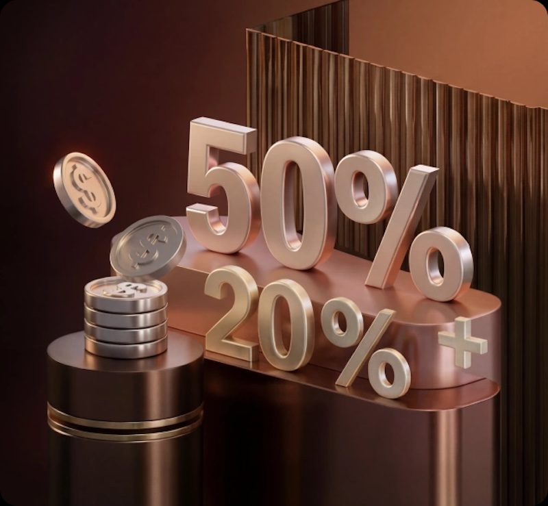 RIYADEX Launches 50% First Deposit Bonus and 20% Top-Up Offer with Up to $20,000 Trading Credit