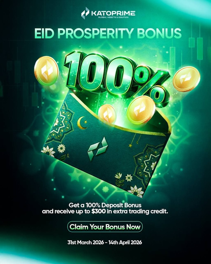 Kato Prime Launches Eid Prosperity Bonus with 100% Deposit Match Up to $300