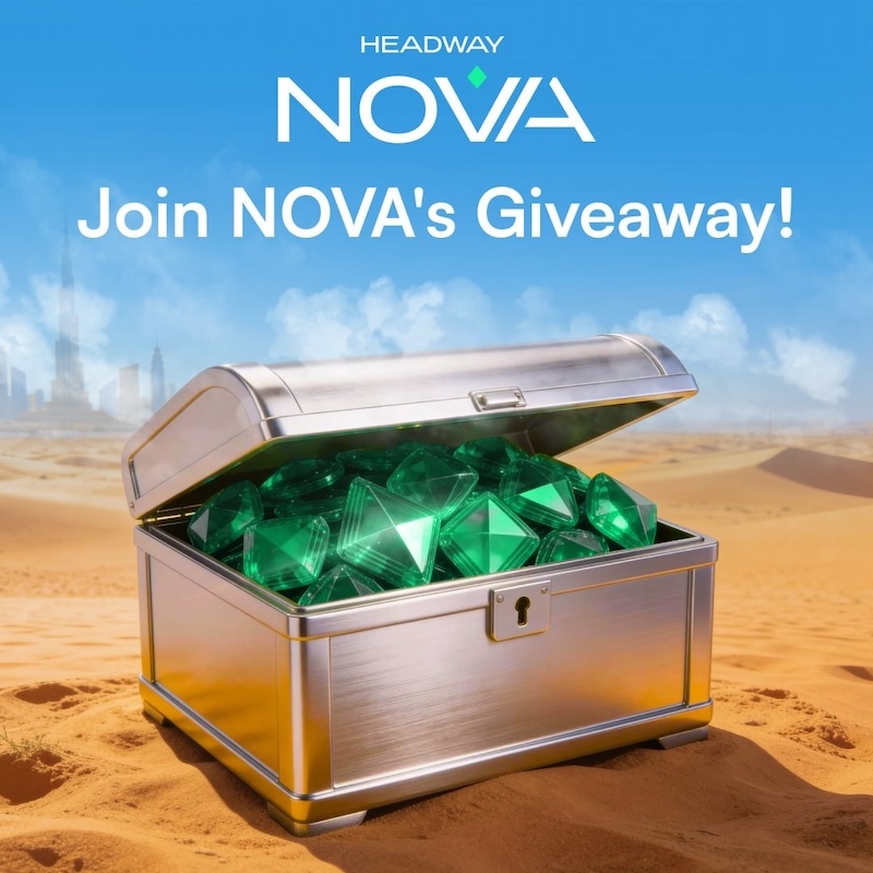 Headway Launches NOVA Token Giveaway: Free Tokens and Passive Rental Dividend Opportunity