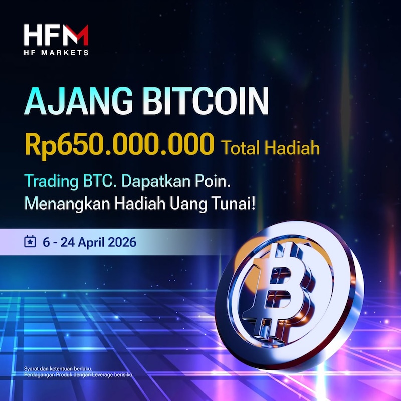 HFM Launches Bitcoin Trading Race with IDR 650 Million Prize Pool Across 135 Winners