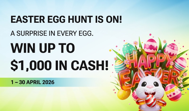 HFM Launches April “Easter Egg Hunt” Lucky Draw With $6,500 in Cash Prizes for Active Traders