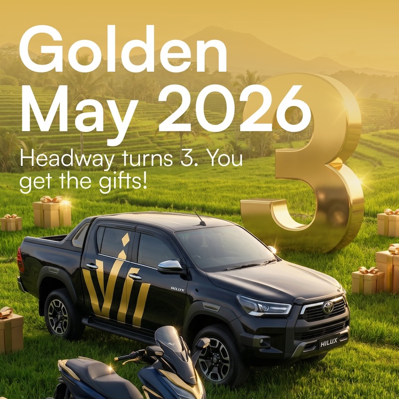 Headway Launches Golden May 2026 Anniversary Promo with $250,000+ Prize Pool and 7,500+ Winners