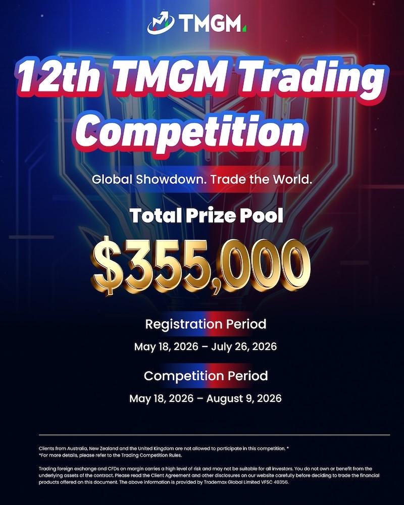 TMGM Launches 12th Global Trading Competition with $335,000 Prize Pool for Forex Traders Worldwide