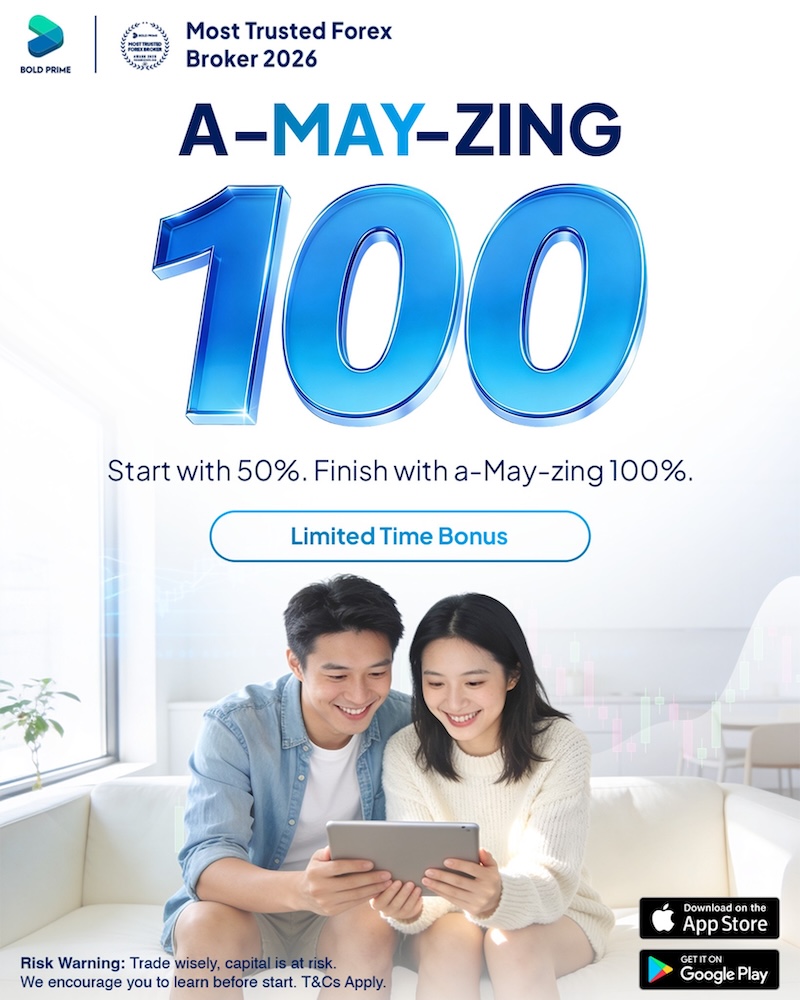 Bold Prime Launches A-MAY-ZING 100 Bonus With 50% Deposit Reward and 100% Bonus Opportunity