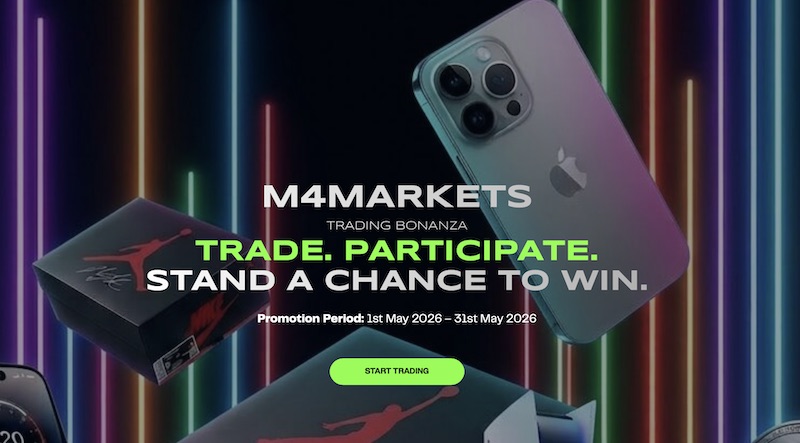 M4Markets Launches Trading Bonanza May 2026 Lucky Draw with iPhone 17 Pro Max, PS5 and Cash Rewards