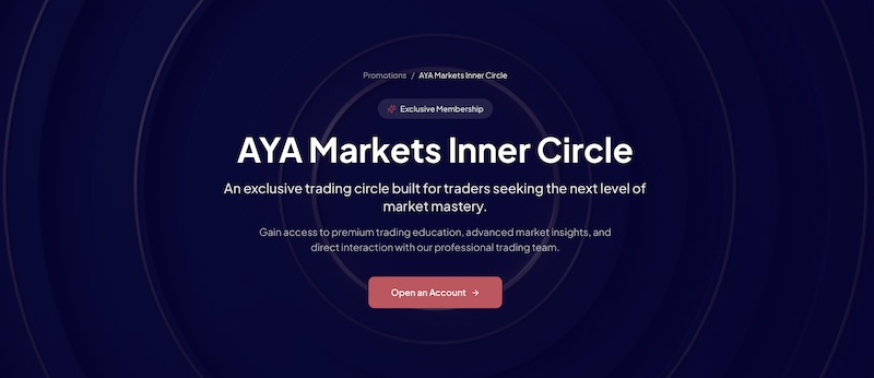 AYA Markets Launches Inner Circle Exclusive Membership Program with Tiered Benefits for Active Traders