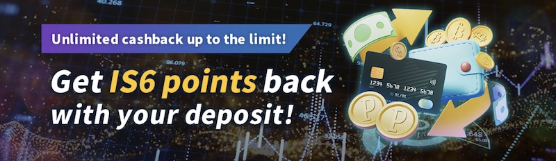 IS6FX Launches 2% Deposit Cashback in IS Points Up to 1,000 ISP (May 11–16 Campaign)