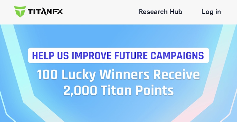 Titan FX Launches Golden Week Survey Lottery 2026 With 2,000 Titan Points for 100 Eligible Participants