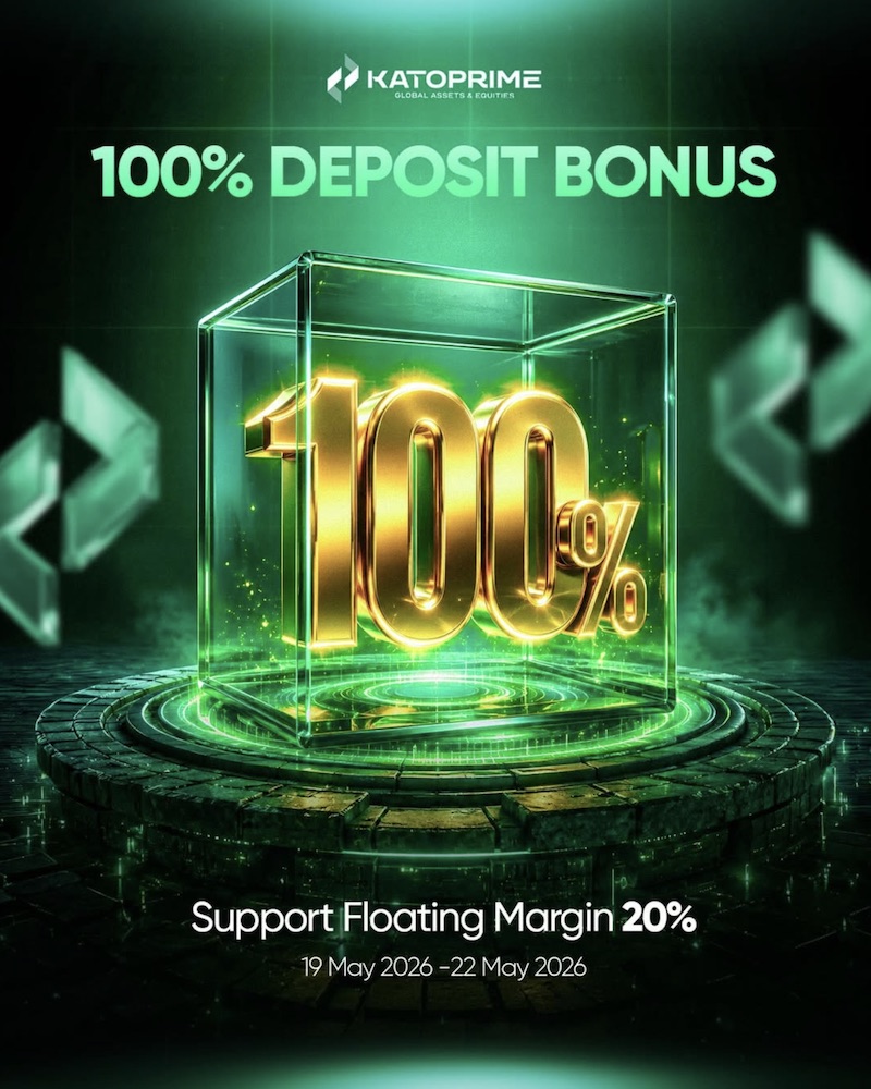 Kato Prime Launches 100% Deposit Bonus With 20% Floating Margin Support for May 2026 Campaign