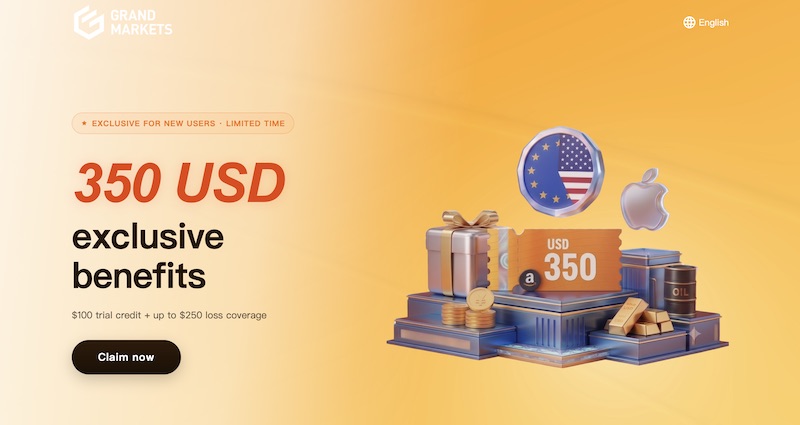 Grand Markets No Deposit Bonus - $100 Trading Bonus
