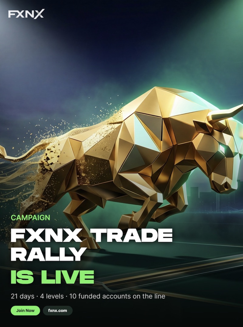 FXNX Trade Rally Goes Live: 21-Day Trading Battle for Funded Accounts, Cash Rewards, and Elite NX Trader Status