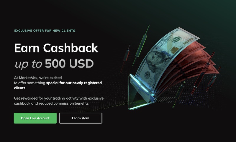 MarketsVox launches a limited-time cashback promotion for new traders with rebates on FX and metals trades across Standard and ECN accounts. MarketsVox has introduced a new promotional campaign aimed at rewarding first-time traders with cashback and commission rebates of up to $500 on qualifying FX and metals trading activity. The exclusive offer is available only to newly registered clients who have never previously deposited with the broker. Through the campaign, eligible traders can earn rewards on every qualifying lot traded during the first 30 days following their initial deposit. The promotion provides two reward structures based on account type: Standard Account Earn $2 cashback per lot traded Minimum deposit requirement: $250 Cashback credited within one business day ECN Account Receive a $1 commission rebate per lot traded Minimum deposit requirement: $1,000 Designed to help reduce effective trading costs According to MarketsVox, the promotion applies exclusively to FX and metals trading. To qualify, each trade must remain open for a minimum duration of two minutes. The broker outlined a straightforward activation process for participants: Register a new live trading account Fund the account with the required minimum deposit Send an activation email with the subject line “Cashback” Begin trading eligible FX and metals instruments MarketsVox stated that cashback rewards are credited within one business day after qualifying conditions are met. The credited amount may be used for additional trading activity or withdrawn in accordance with the broker’s withdrawal policies. Additional terms of the promotion include: Offer valid for 30 days from the date of first deposit Available exclusively to first-time depositors Trades closed before two minutes are not eligible FX and metals instruments only Abuse, manipulation, or policy violations may result in disqualification The broker also highlighted operational figures associated with its trading environment, including over $2.4 million in cashback reportedly paid out, platform uptime of 99.9%, and a client base exceeding 45,000 active traders. About MarketsVox MarketsVox is a forex and metals trading broker offering Standard and ECN account types tailored to different trading styles. The broker provides cashback incentives, commission rebates, and trading solutions for retail traders worldwide. Check the broker listings for more forex promotions, broker offers, and trading industry updates.