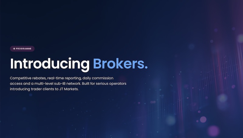 JT Markets Expands IB Programme With Real-Time Reporting and Multi-Level Commission Structure