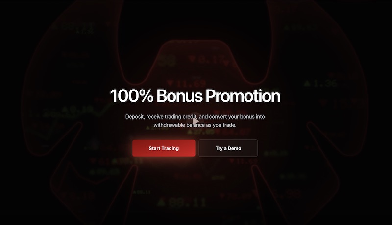 Valor Markets - 100% Deposit Bonus
