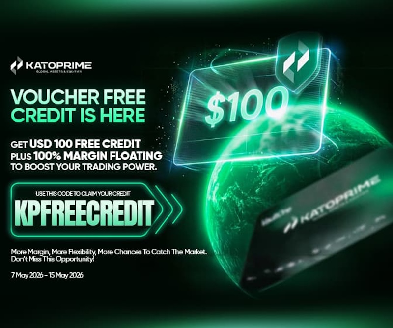 Kato Prime - $100 Free Voucher Credit