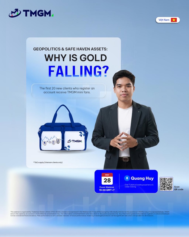 TMGM Launches Gold Market Webinar With Gift and Cashback Promotion Worth Up to $400