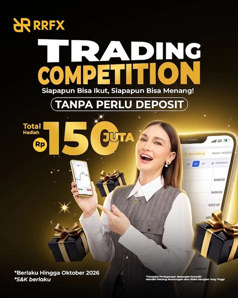 RRFX 2026 Trading Competition Opens with Rp150 Million Prize Pool and Zero Deposit Entry