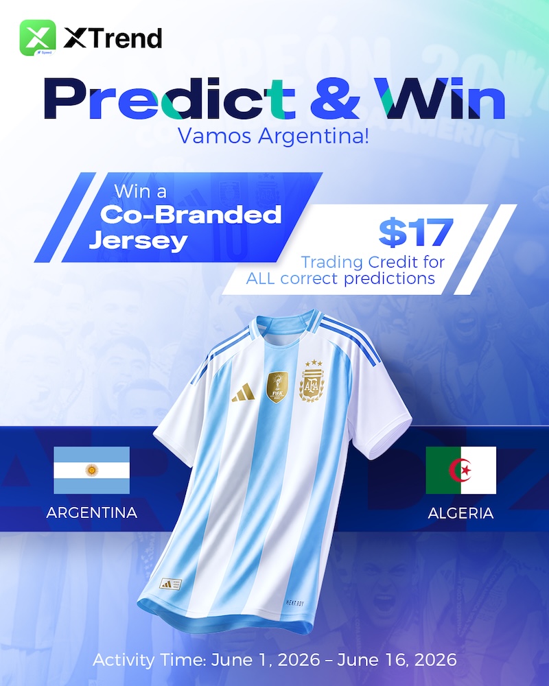 XTrend Speed Launches Argentina Match Score Prediction Campaign with Trading Credit and Jersey Rewards