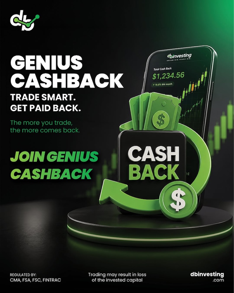 DB Investing Launches Genius Cashback Program with Monthly Trading Rewards and Exclusive Tier Benefits