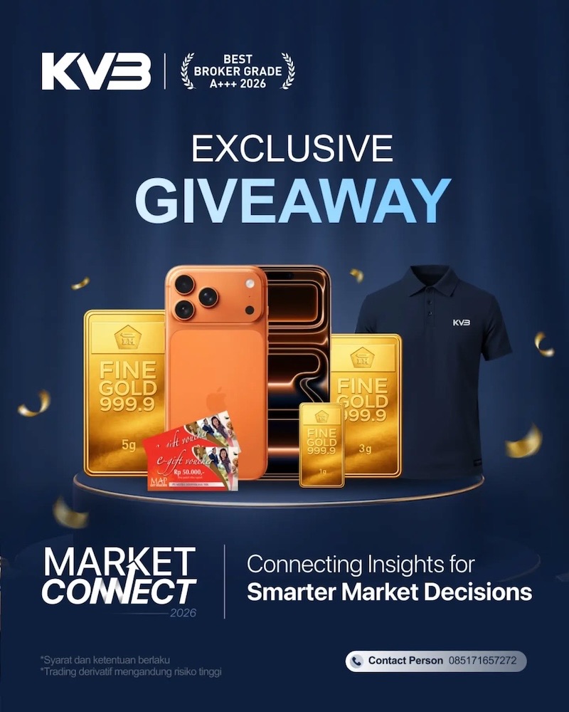 KVB Market Connect 2026 Jakarta: Free Trading Insights with Gold 5g & iPhone 17 Pro Prizes