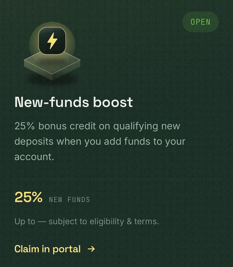 FXNX - 25% New-Funds Boost