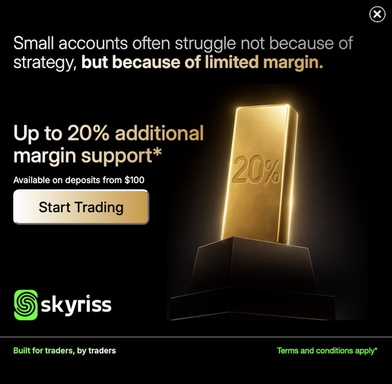 Skyriss Launches Asia Early Access Program Offering Up to 20% Trading Credit on $100 Minimum Deposit