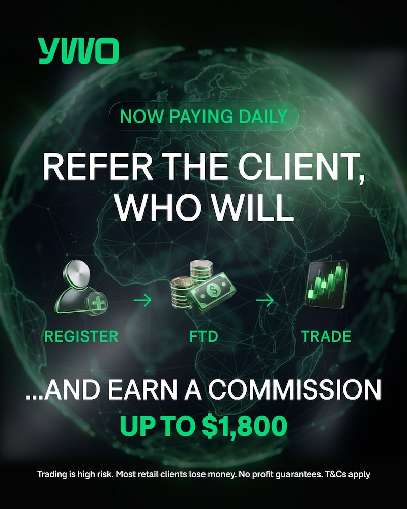 YWO Launches Performance CPA Program with Up to $1,800 Commission for Qualified Client Referrals