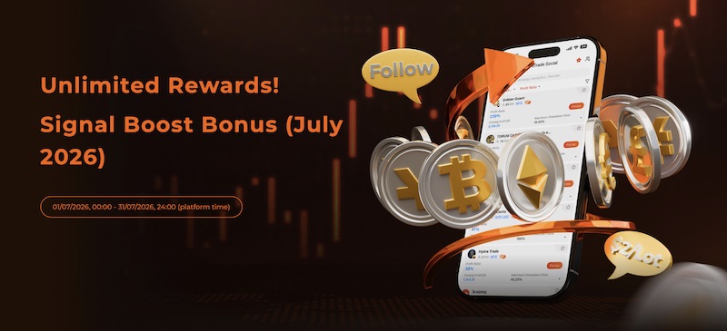 WeTrade Launches July 2026 Signal Boost Bonus With Unlimited Cash Rewards for Strategy Providers