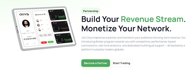 Onys Kapital Expands Partner Program with High-Value Affiliate and Introducing Broker Commission Opportunities