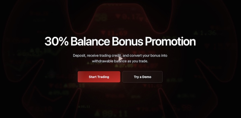 Valor Markets - 30% Deposit Bonus