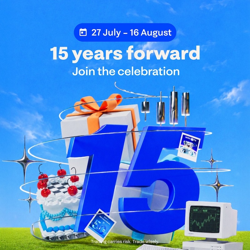 Octa Marks 15 Years with Limited-Time Trading Promotion Featuring Lower Spreads and Prize Draw