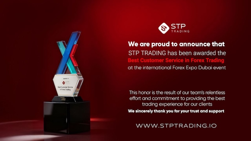 STP TRADING Wins Best Customer Service in Forex Trading Award at Forex Expo Dubai