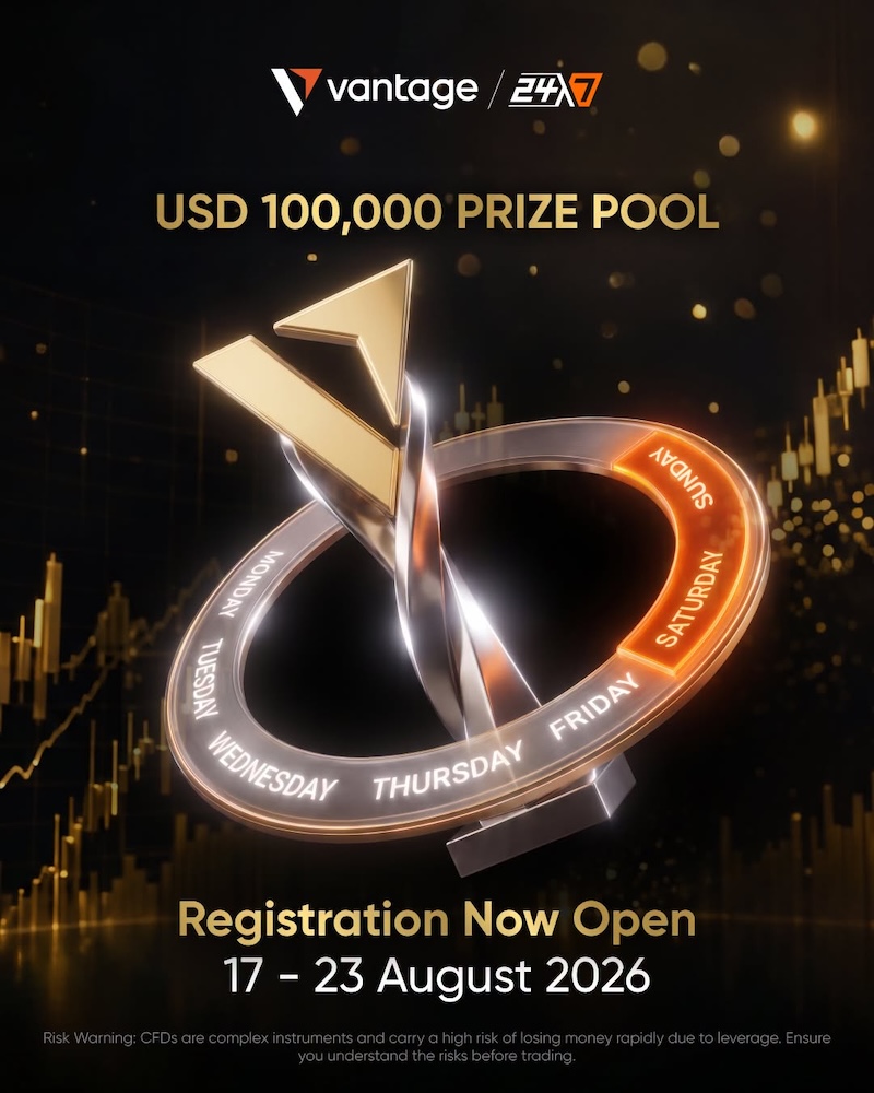 Vantage Launches XAUUSD247 Weekend Gold Trading Championship With USD100,000 Prize Pool