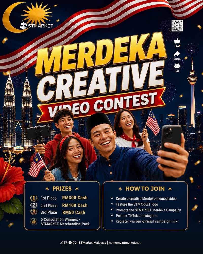 ST Market Malaysia Launches Merdeka Creative Video Contest With Cash Prizes and Merchandise