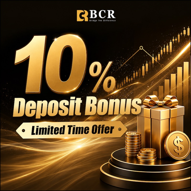BCR Launches August 2026 10% Deposit Credit Bonus for Eligible BVI Trading Accounts