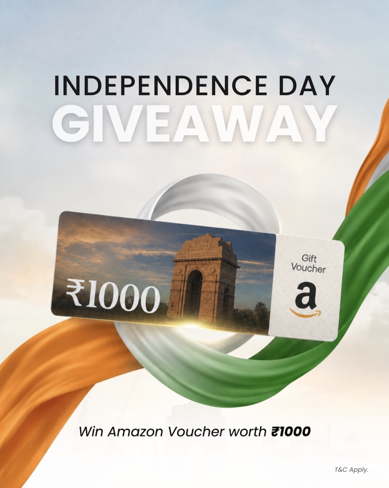 D Prime India Independence Day Giveaway Offers Chance to Win ₹1,000 Amazon Voucher